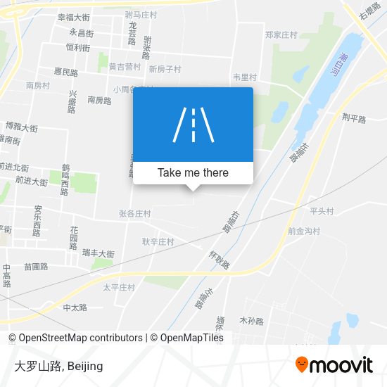 大罗山路 map