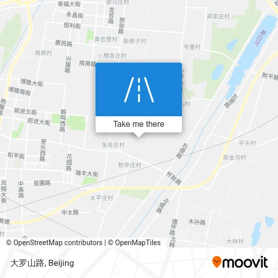 大罗山路 map