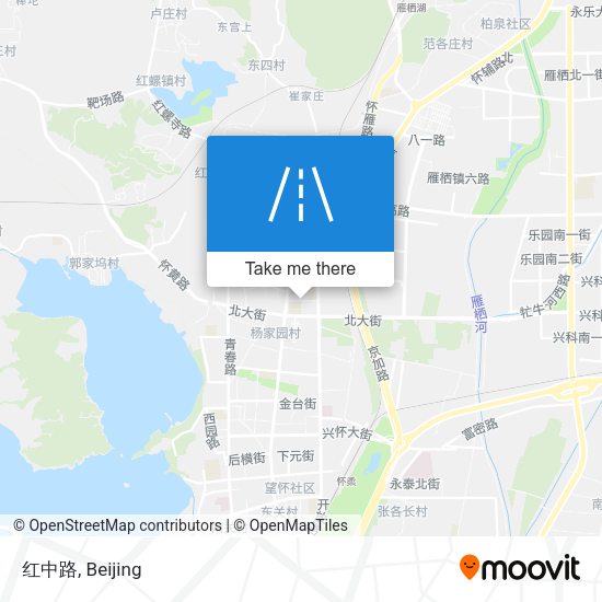 红中路 map