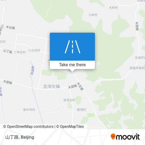 山丁路 map
