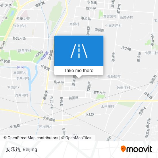 安乐路 map