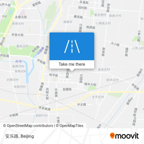 安乐路 map