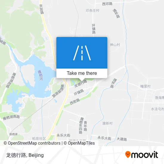 龙德行路 map