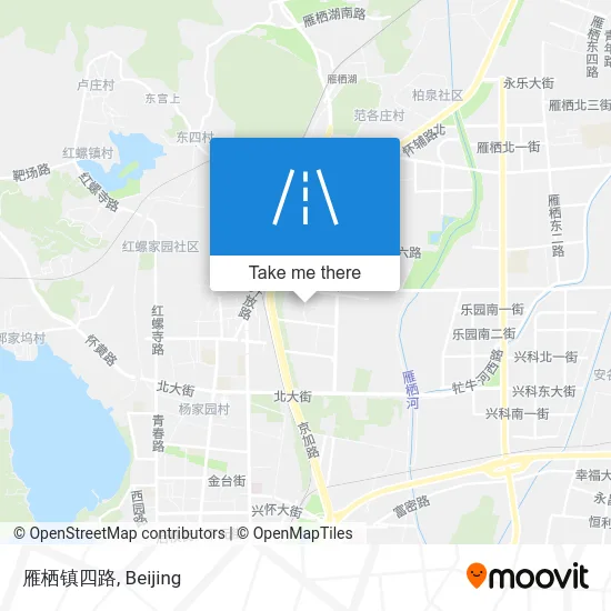 雁栖镇四路 map