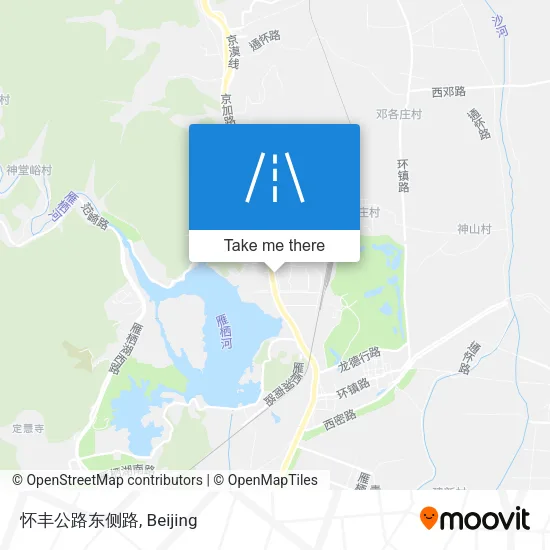怀丰公路东侧路 map