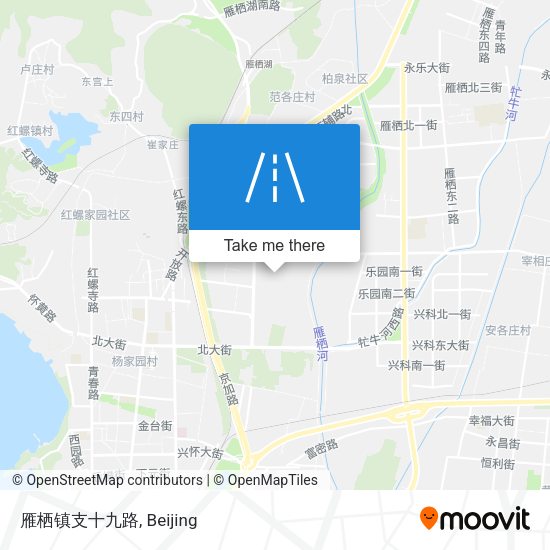 雁栖镇支十九路 map