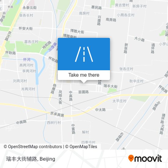 瑞丰大街辅路 map