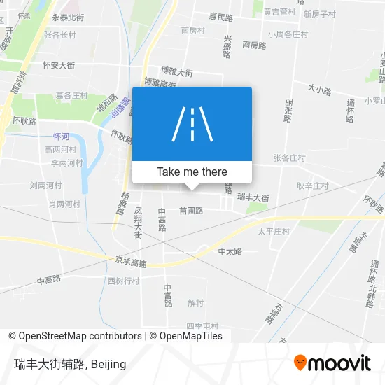 瑞丰大街辅路 map