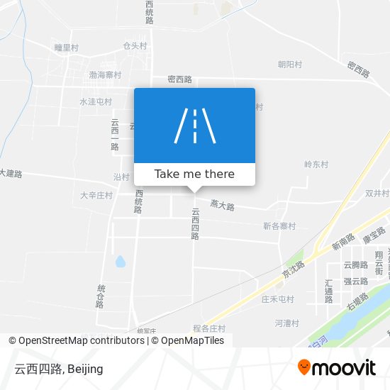 云西四路 map