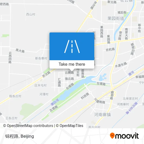 锦程路 map