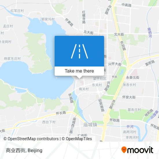 商业西街 map