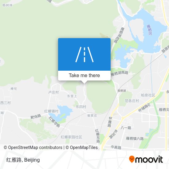 红雁路 map