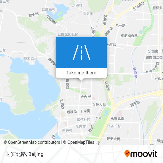 迎宾北路 map