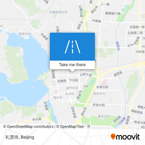 礼贤街 map