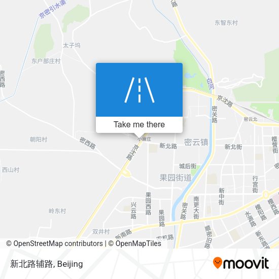 新北路辅路 map