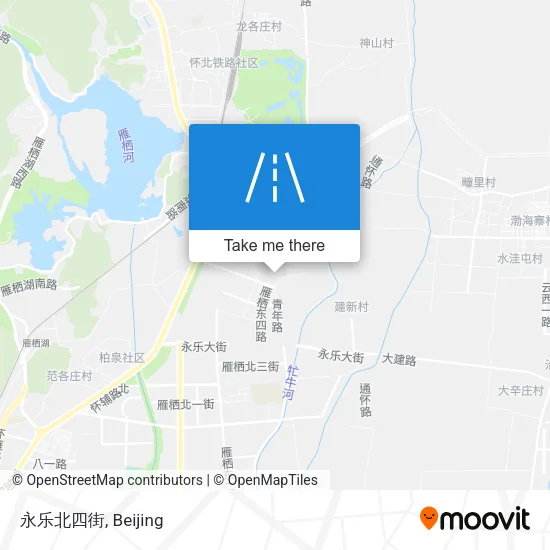 永乐北四街 map