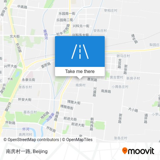 南房村一路 map