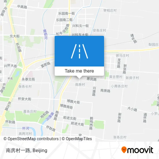 南房村一路 map