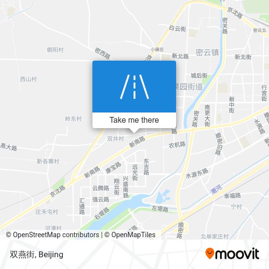 双燕街 map