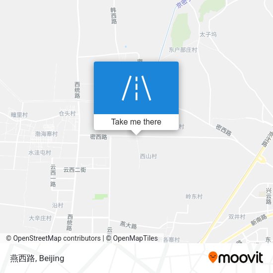 燕西路 map