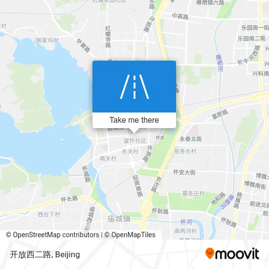 开放西二路 map