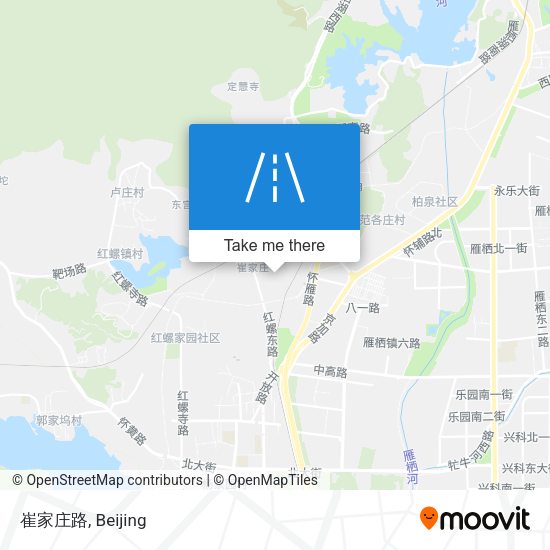 崔家庄路 map