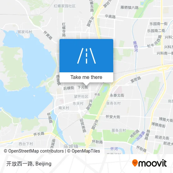 开放西一路 map