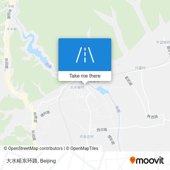 大水峪东环路 map
