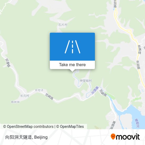 向阳洞天隧道 map