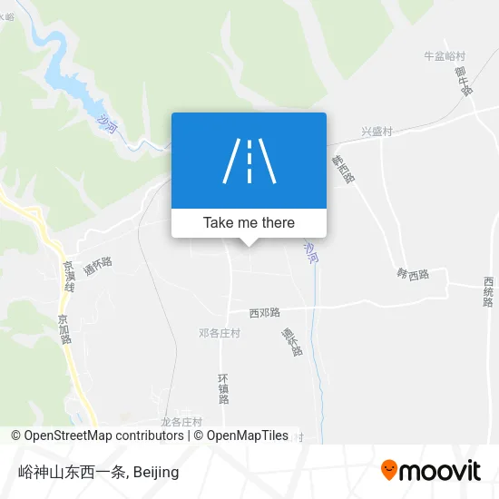 峪神山东西一条 map