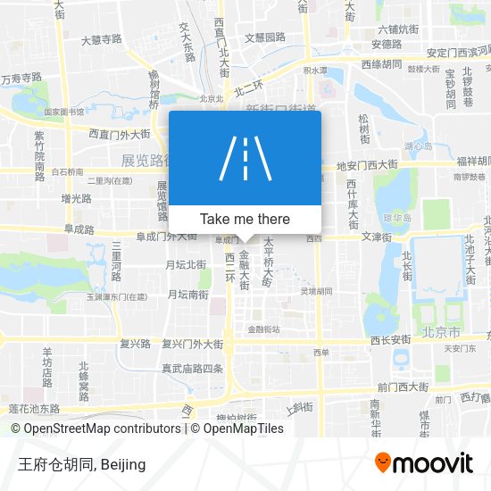 王府仓胡同 map