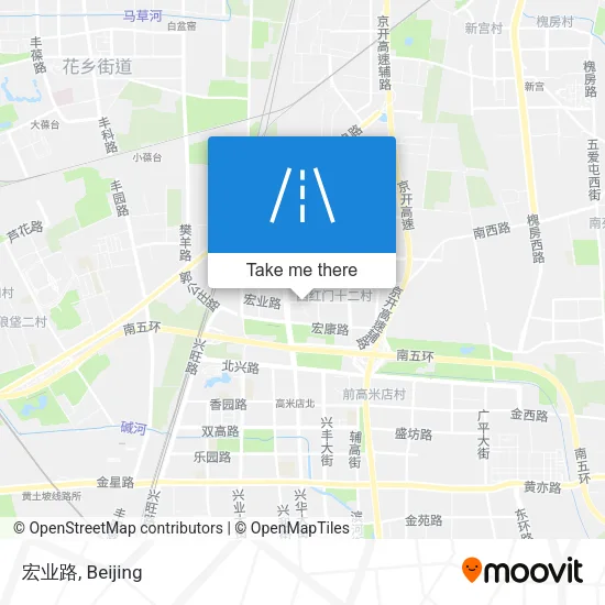 宏业路 map