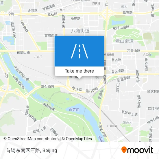 首钢东南区三路 map