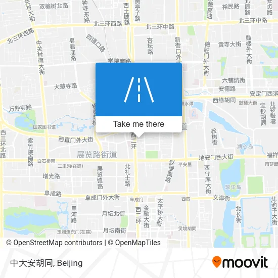 中大安胡同 map