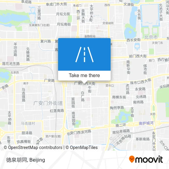 德泉胡同 map