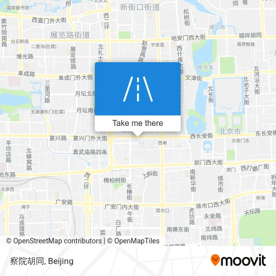 察院胡同 map