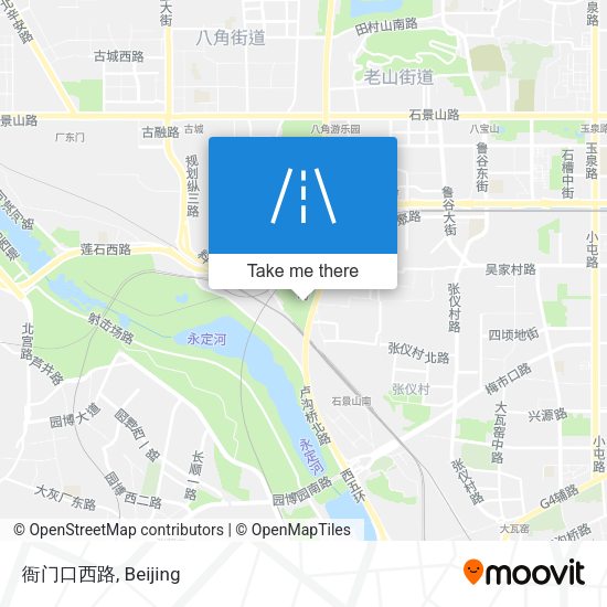 衙门口西路 map