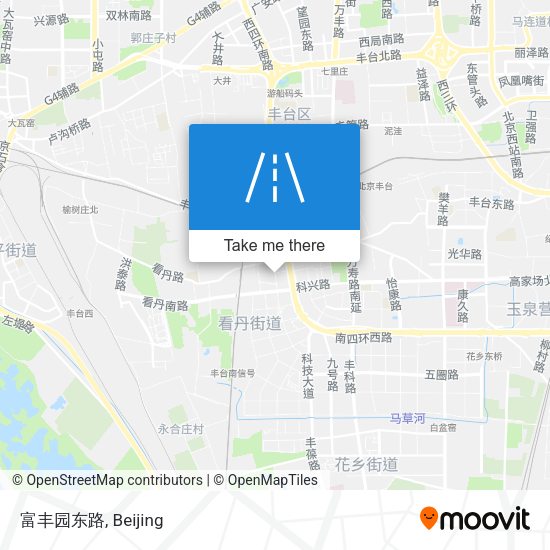 富丰园东路 map