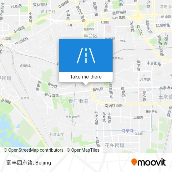 富丰园东路 map