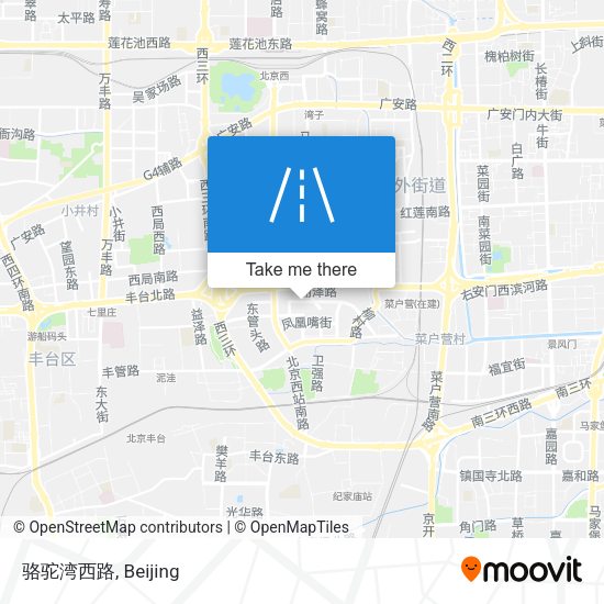骆驼湾西路 map