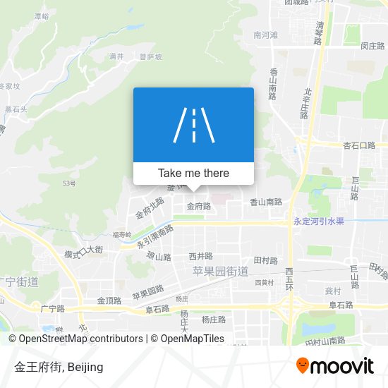 金王府街 map