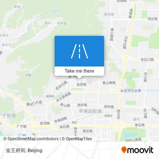 金王府街 map