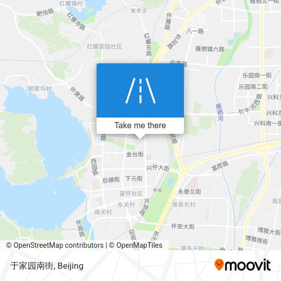 于家园南街 map