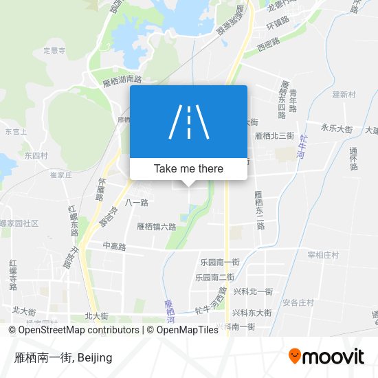 雁栖南一街 map