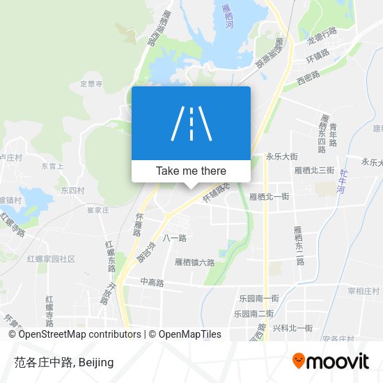 范各庄中路 map