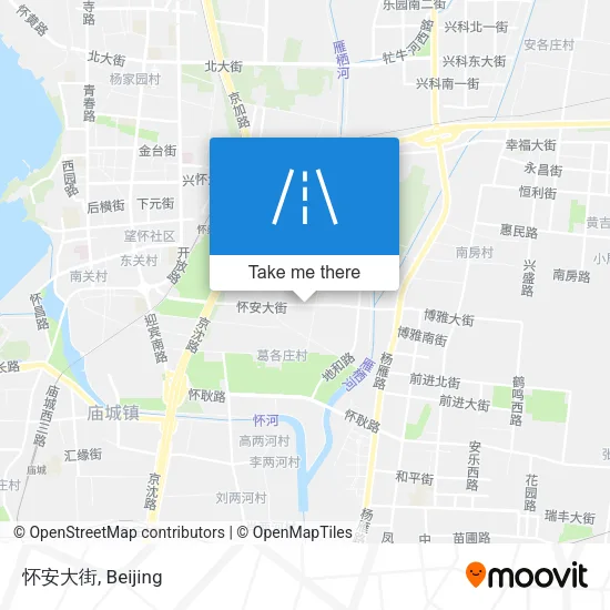 怀安大街 map
