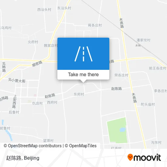 赵陈路 map