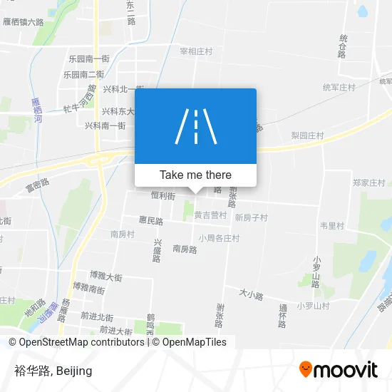 裕华路 map