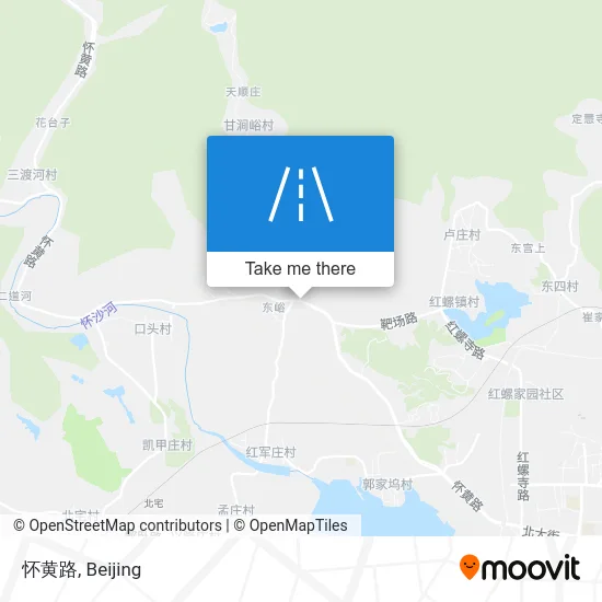 怀黄路 map
