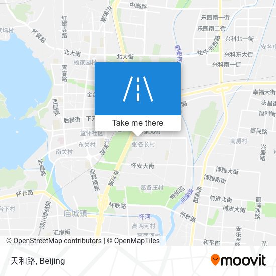 天和路 map